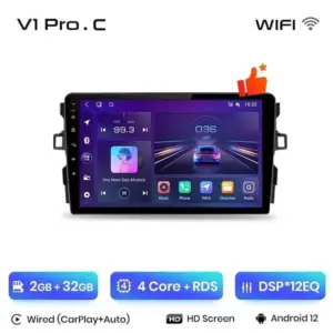 Autonavigacio.hu – Rádió navigáció Toyota Auris E150 2006 - 2012 Carplay Android Auto – kép 12