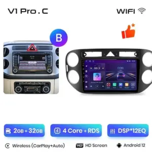 Autonavigacio.hu – Rádió navigáció VW Volkswagen Tiguan 2006 - 2016 Carplay Android Auto – kép 12