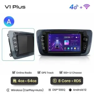 Autonavigacio.hu – Rádió navigációs ülés Ibiza 2009 - 2013 - 2013 Carplay Android Auto – kép 12