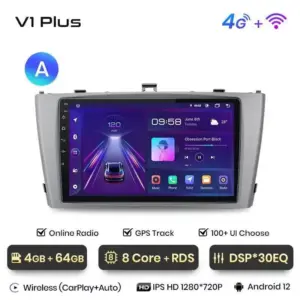 Autonavigacio.hu – Rádió navigáció Toyota Avensis T27 2008 - 2015 Carplay Android Auto – kép 12