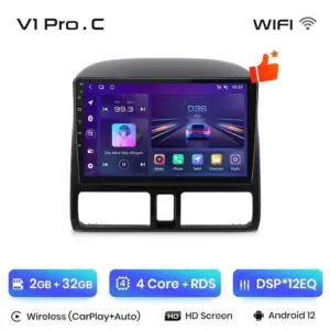 Autonavigacio.hu – Rádió navigációs rádió Honda CR-V CRV 2 2001-2006 Android Auto Carplay – kép 12