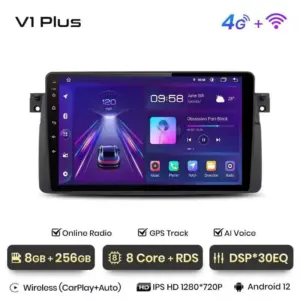 Autonavigacio.hu – Rádió navigáció BMW 3 E46 Android Auto Carplay – kép 12