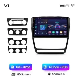 Autonavigacio.hu – Rádió navigációs skoda octavia 2 A5, 2006 - 2013 Android Auto Carplay – kép 12