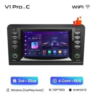 Autonavigacio.hu – Rádiónavigáció Mercedes Benz ml w164 gl x164 android auto carplay – kép 12