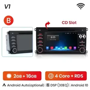 Autonavigacio.hu – Rádió navigáció Porsche Cayenne GTS 2003 - 2010 Carplay Android Auto – kép 13