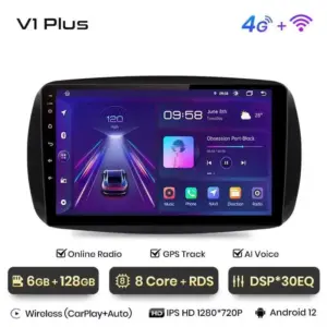 Autonavigacio.hu – Rádió navigáció Mercedes Benz Smart 2016 Carplay Android Auto – kép 13