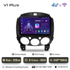 Autonavigacio.hu – Rádió navigáció Mazda 2 2007 - 2014 - CARPlay Android Auto – kép 13