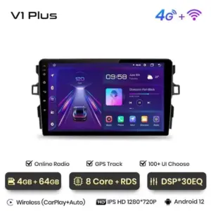 Autonavigacio.hu – Rádió navigáció Toyota Auris E150 2006 - 2012 Carplay Android Auto – kép 13