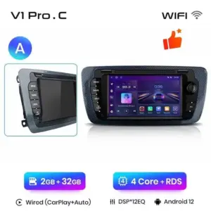 Autonavigacio.hu – Rádió navigációs ülés Ibiza 2009 - 2013 - 2013 Carplay Android Auto – kép 13