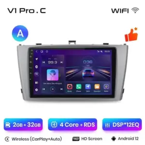 Autonavigacio.hu – Rádió navigáció Toyota Avensis T27 2008 - 2015 Carplay Android Auto – kép 13