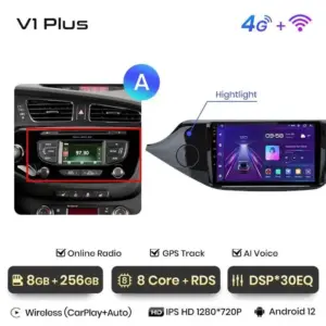 Autonavigacio.hu – Rádió navigáció Kia Ceed 2012 - 2018 Carplay Android Auto – kép 13