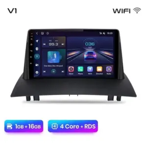 Autonavigacio.hu – Rádió navigáció Renault Megane 2 2002-2009 Android Auto Carplay – kép 13