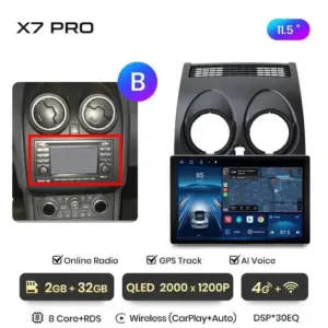 Autonavigacio.hu – Rádió navigáció Nissan Qashqai J10 2006 - 2013 Carplay Android Auto – kép 13