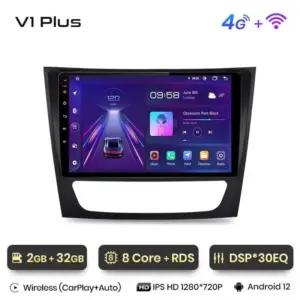 Autonavigacio.hu – Rádiónavigáció Mercedes Benz e w211 e300 2002-2010 Android Auto Carplay – kép 13