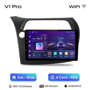 Autonavigacio.hu – Rádió navigáció Honda Civic Hatchback 2005-2011 Android Auto Carplay – kép 13