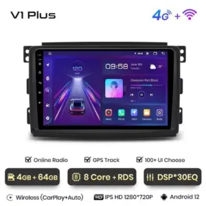 Autonavigacio.hu – Rádió navigáció Smart Forwo 2005 - 2010 Android Auto GPS Carplay – kép 13