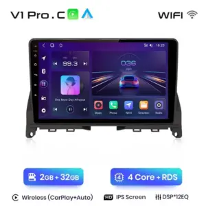 Autonavigacio.hu – Android rádió CarPlay funkcióval a Mercedes Benz C-osztályhoz W204/S204 2006-2011 között – kép 14