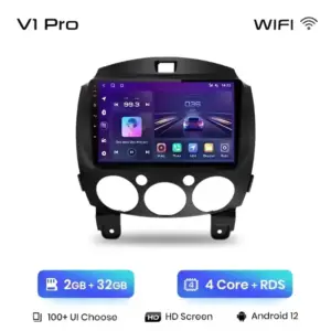 Autonavigacio.hu – Rádió navigáció Mazda 2 2007 - 2014 - CARPlay Android Auto – kép 14