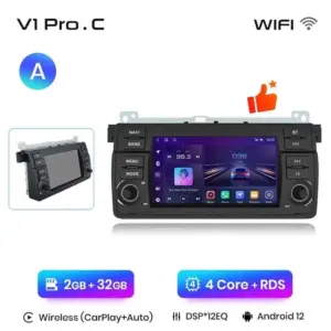 Autonavigacio.hu – Rádió navigáció BMW 3 E46 CarPlay Android Auto – kép 14