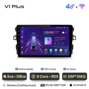 Autonavigacio.hu – Rádió navigáció Toyota Auris E150 2006 - 2012 Carplay Android Auto – kép 14