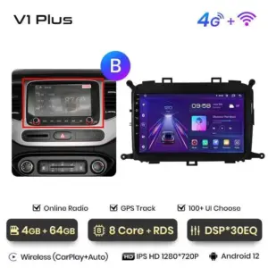 Autonavigacio.hu – Rádió navigáció Kia Carens 2013 - 2018 Carplay Android Auto – kép 14