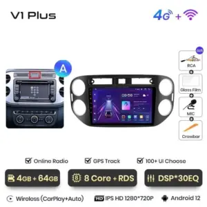 Autonavigacio.hu – Rádió navigáció VW Volkswagen Tiguan 2006 - 2016 Carplay Android Auto – kép 14