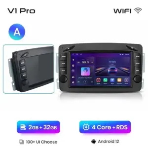 Autonavigacio.hu – Rádiónavigáció Mercedes Benz Clk w209 w203 w463 w208 Carplay Android Auto – kép 14