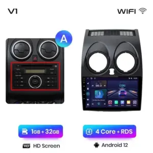 Autonavigacio.hu – Rádió navigáció Nissan Qashqai J10 2006 - 2013 Android Auto Carplay – kép 14