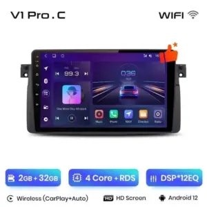 Autonavigacio.hu – Rádió navigáció BMW 3 E46 Android Auto Carplay – kép 14