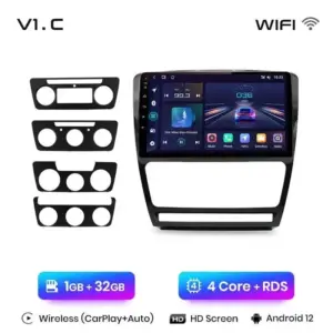 Autonavigacio.hu – Rádió navigációs skoda octavia 2 A5, 2006 - 2013 Android Auto Carplay – kép 14