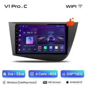 Autonavigacio.hu – Rádió navigációs ülés Leon MK2 2005-2012 Carplay Android Auto – kép 14