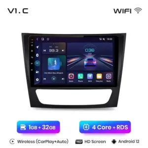 Autonavigacio.hu – Rádiónavigáció Mercedes Benz e w211 e300 2002-2010 Android Auto Carplay – kép 14