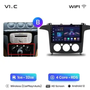 Autonavigacio.hu – Rádió navigáció Ford S-Max 2007-2015 Android Auto Carplay – kép 14