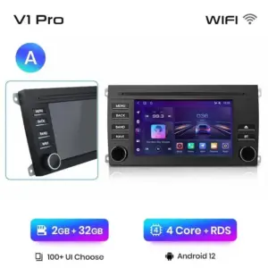 Autonavigacio.hu – Rádió navigáció Porsche Cayenne GTS 2003 - 2010 Carplay Android Auto – kép 15