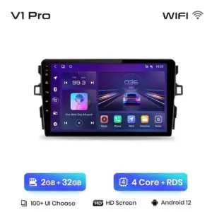 Autonavigacio.hu – Rádió navigáció Toyota Auris E150 2006 - 2012 Carplay Android Auto – kép 15