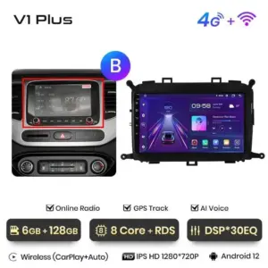 Autonavigacio.hu – Rádió navigáció Kia Carens 2013 - 2018 Carplay Android Auto – kép 15