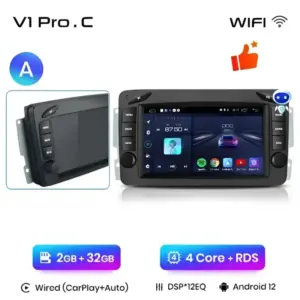 Autonavigacio.hu – Rádiónavigáció Mercedes Benz Clk w209 w203 w463 w208 Carplay Android Auto – kép 15