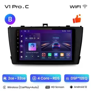 Autonavigacio.hu – Rádió navigáció Toyota Avensis T27 2008 - 2015 Carplay Android Auto – kép 15