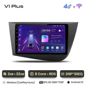 Autonavigacio.hu – Rádió navigációs ülés Leon MK2 2005-2012 Carplay Android Auto – kép 15