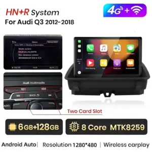 Autonavigacio.hu – Rádió navigáció Audi Q3 2012-2018 DSP 1920*720p CarPlay Android Auto – kép 15