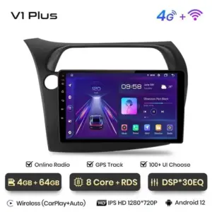 Autonavigacio.hu – Rádió navigáció Honda Civic Hatchback 2005-2011 Android Auto Carplay – kép 15
