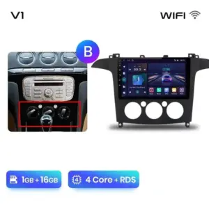 Autonavigacio.hu – Rádió navigáció Ford S-Max 2007-2015 Android Auto Carplay – kép 15