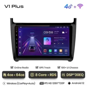 Autonavigacio.hu – Rádió navigáció VW Volkswagen Polo 5 2008-2020 Android Auto Carplay – kép 15