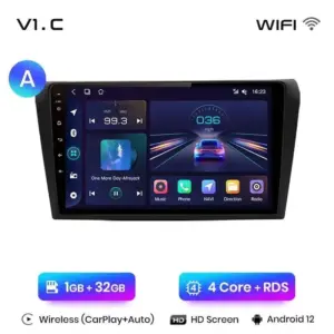 Autonavigacio.hu – Rádió navigáció Mazda 3 BK 2004-2013 Carplay Android Auto – kép 15