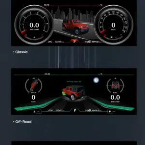 Autonavigacio.hu – 12,3 hüvelykes digitális virtuális FIS műszerfal a Jeep Wrangler 2011-2017-hez – kép 15
