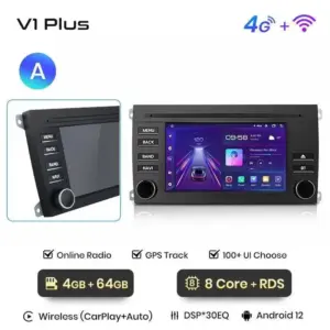 Autonavigacio.hu – Rádió navigáció Porsche Cayenne GTS 2003 - 2010 Carplay Android Auto – kép 16