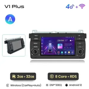 Autonavigacio.hu – Rádió navigáció BMW 3 E46 CarPlay Android Auto – kép 16