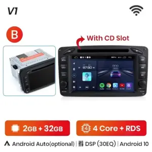 Autonavigacio.hu – Rádiónavigáció Mercedes Benz Clk w209 w203 w463 w208 Carplay Android Auto – kép 16