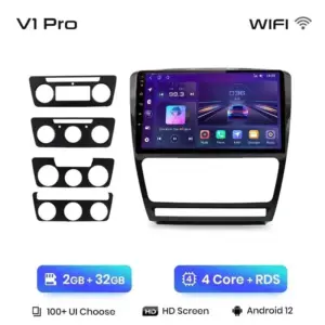 Autonavigacio.hu – Rádió navigációs skoda octavia 2 A5, 2006 - 2013 Android Auto Carplay – kép 16