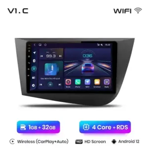 Autonavigacio.hu – Rádió navigációs ülés Leon MK2 2005-2012 Carplay Android Auto – kép 16